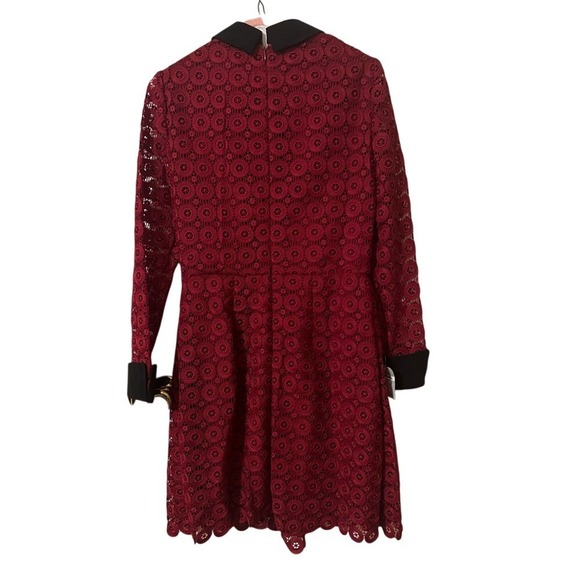 Smocked Dress Lace Peter Pan Collar Dress Jill Jill Stuart Red Lace Eyelet Dress Black Accents Smocked Dress Lace Peter Pan Collar Dress Jill Jill Stuart Red Lace Eyelet Dress Black Accents
